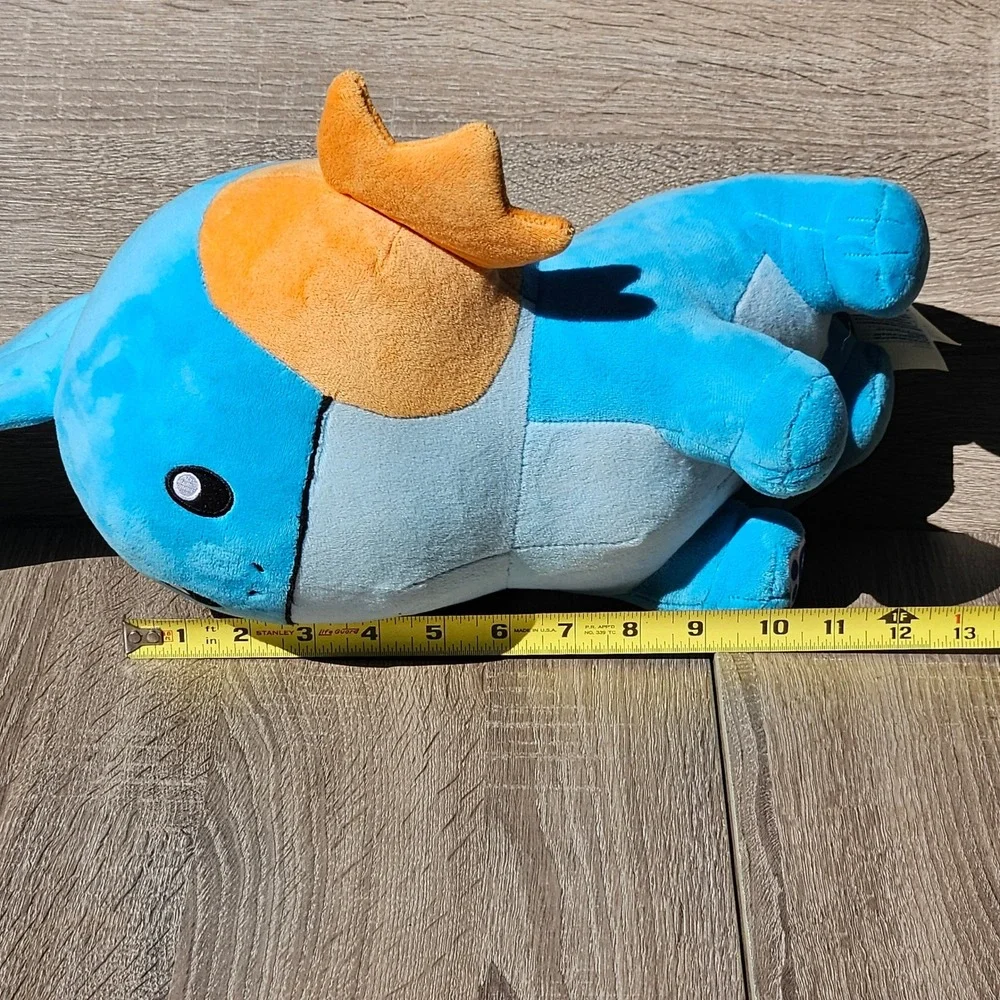 Build-A-Bear Pokemon Mudkip Plush 13 Inch Blue Orange Stuffed Animal Hoenn Water